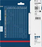 Bosch EXPERT Wood akuga ketassae tera pakend koos materjalide ühilduvuse tabeliga.